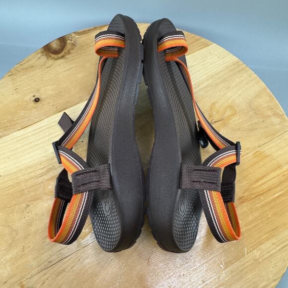 Chaco Bodhi Men's Size 12 Sandals Brown Toe Loop Strappy Buckle Adjustable Beach - Picture 6 of 9